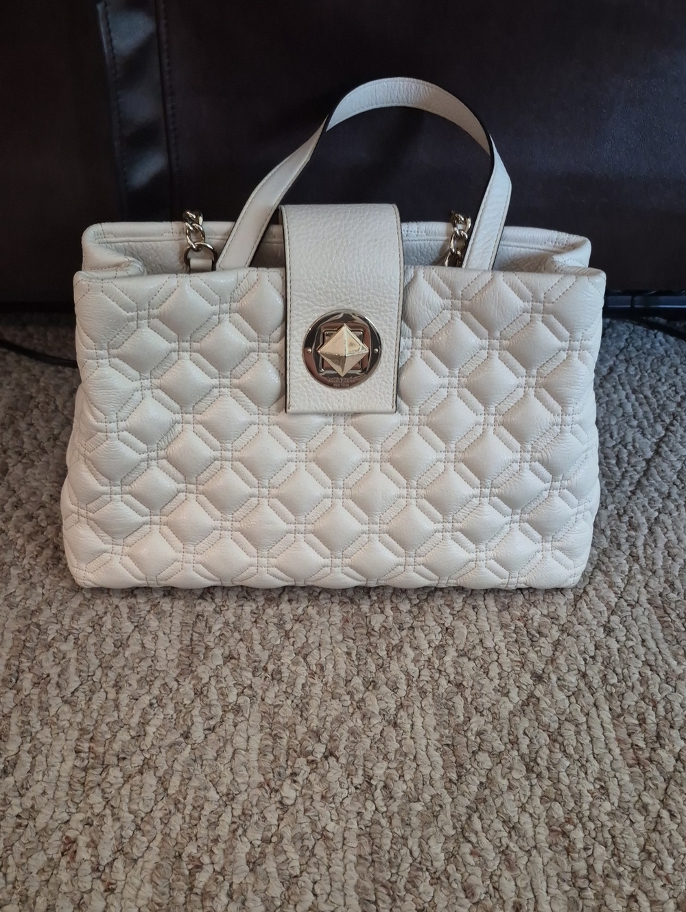 KATE SPADE Cream Color Top-Handle Women's Handbag